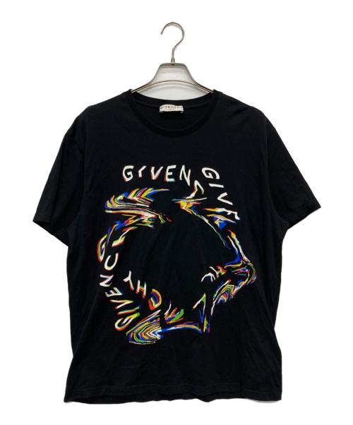 GIVENCHY（ジバンシィ）GIVENCHY (ジバンシィ) GLITCH T-SHIRT/BM70Y73002 ブラック サイズ:Ｌの古着・服飾アイテム
