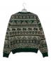 BEAMS (ビームス) 25AW STARBUCKS STAND クルーネックニット/86-15-0014-156 グリーン サイズ:Ｍ：10000円