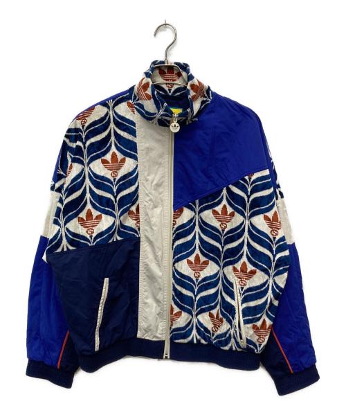GUCCI（グッチ）GUCCI (グッチ) adidas (アディダス) Interlocking G Trefoil Jacket ネイビー×ホワイト サイズ:46の古着・服飾アイテム