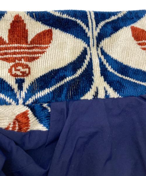 GUCCI（グッチ）GUCCI (グッチ) adidas (アディダス) Interlocking G Trefoil Jacket ネイビー×ホワイト サイズ:46の古着・服飾アイテム