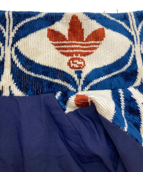 GUCCI（グッチ）GUCCI (グッチ) adidas (アディダス) Interlocking G Trefoil Jacket ネイビー×ホワイト サイズ:46の古着・服飾アイテム