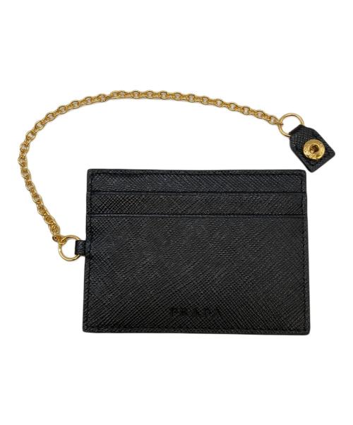 PRADA（プラダ）PRADA (プラダ) サラファーノ長財布 ブラックの古着・服飾アイテム
