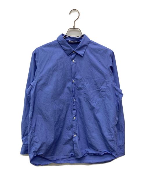 ATON（エイトン）ATON (エイトン) SUVIN BROAD STANDARD SHIRT/BLAGGW0001 ブルー サイズ:04の古着・服飾アイテム