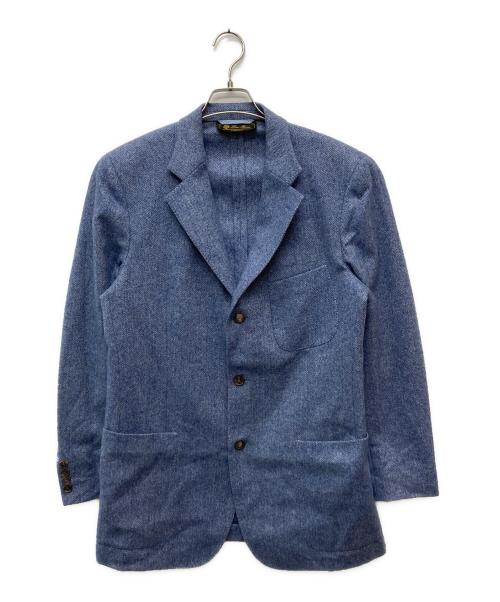 LORO PIANA（ロロピアーナ）LORO PIANA (ロロピアーナ) カシミヤテーラードジャケット ブルー サイズ:48の古着・服飾アイテム