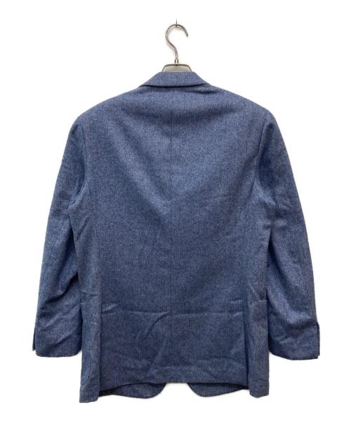 LORO PIANA（ロロピアーナ）LORO PIANA (ロロピアーナ) カシミヤテーラードジャケット ブルー サイズ:48の古着・服飾アイテム