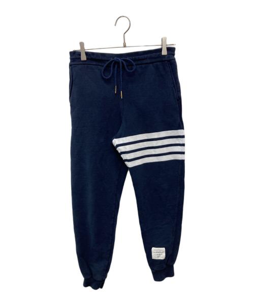 Thom Browne（トムブラウン）Thom Browne (トムブラウン) 4BARスウェットジョガーロングパンツ/MJQ008H-00535-461 ネイビー サイズ:1の古着・服飾アイテム