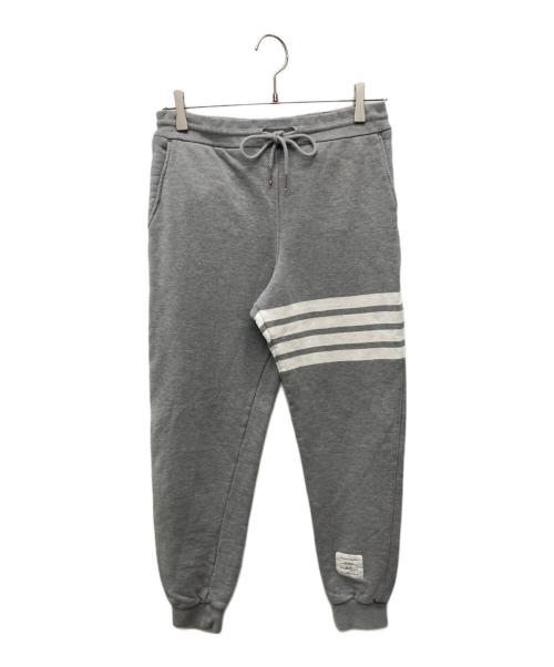 Thom Browne（トムブラウン）Thom Browne (トムブラウン) 4BARスウェットジョガーロングパンツ/MJQ008H-00535068 グレー サイズ:1の古着・服飾アイテム