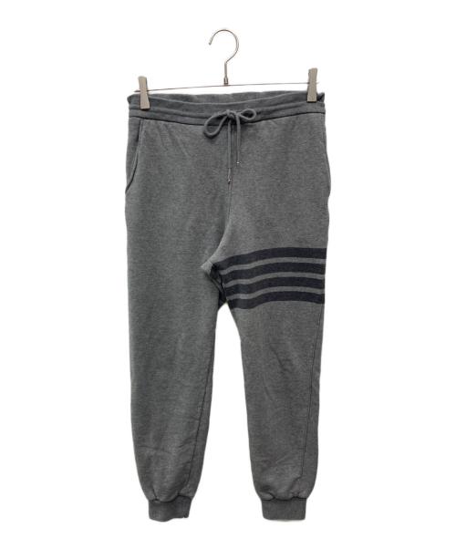 Thom Browne（トムブラウン）Thom Browne (トムブラウン) 4BARスウェットジョガーロングパンツ/MJQ008A-06910035 グレー サイズ:1の古着・服飾アイテム