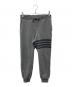 Thom Browne（トムブラウン）の古着「4BARスウェットジョガーロングパンツ/MJQ008A-06910035」｜グレー