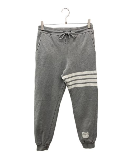 Thom Browne（トムブラウン）Thom Browne (トムブラウン) 4BARスウェットジョガーロングパンツ/MJQ008H-00535-068 グレー サイズ:2の古着・服飾アイテム