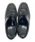 中古・古着 PRADA (プラダ) スタッズウィングチップシューズ ブラック サイズ:8 1/2：27000円