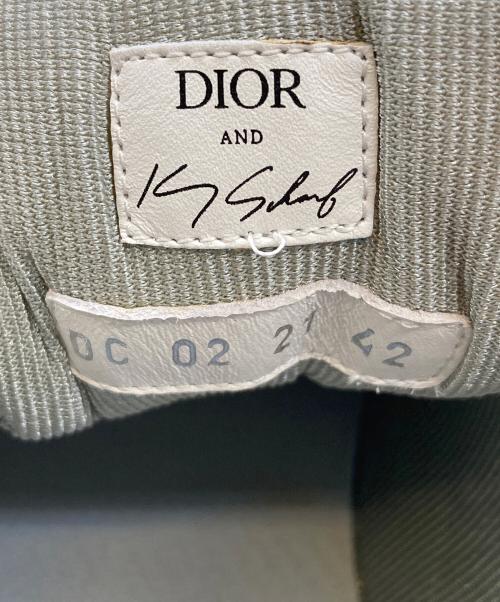 Dior（ディオール）DIOR (ディオール) KENNY SCHARF (ケニー・シャーフ) B27 'Printed Motif Dior Oblique Galaxy'（プリンテッド　モチーフ） ホワイト×グレー サイズ:42の古着・服飾アイテム