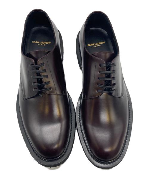 Saint Laurent Paris（サンローランパリ）Saint Laurent Paris (サンローランパリ) Army 20 Derby Shoes/BM754721 ボルドー サイズ:43の古着・服飾アイテム