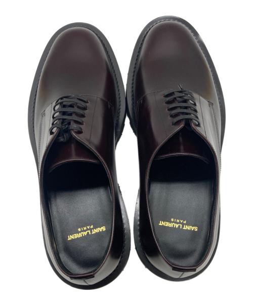 Saint Laurent Paris（サンローランパリ）Saint Laurent Paris (サンローランパリ) Army 20 Derby Shoes/BM754721 ボルドー サイズ:43の古着・服飾アイテム