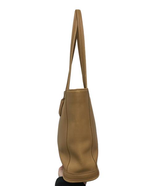 COACH（コーチ）COACH (コーチ) レザートートバッグ/9305 ベージュの古着・服飾アイテム