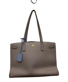 TORY BURCH（トリーバーチ）の古着「2WAY WALKER SATCHEL/73625」｜ベージュ