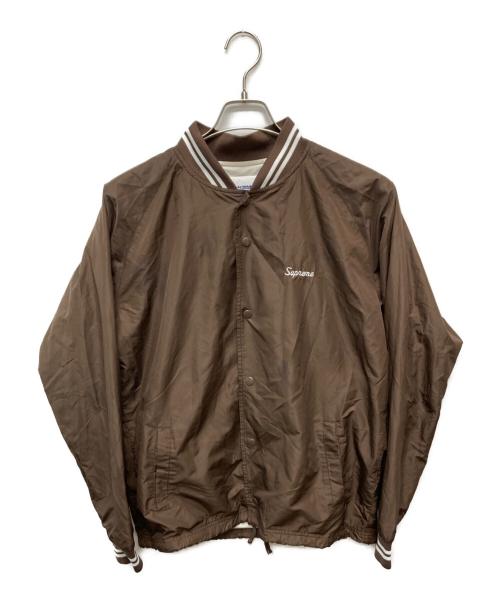 SUPREME（シュプリーム）Supreme (シュプリーム) Champion (チャンピオン) Champion Warm Up Jacket ブラウン サイズ:Ｍの古着・服飾アイテム