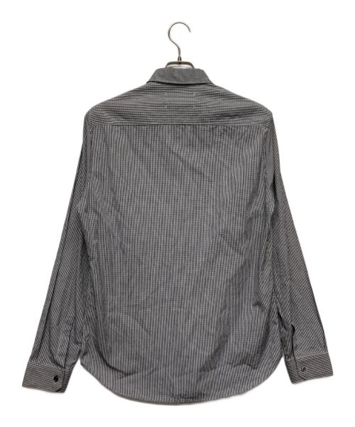 Maison Margiela（メゾンマルジェラ）Maison Margiela (メゾンマルジェラ) ギンガムチェックシャツ/S50DL0303 ブラック サイズ:39の古着・服飾アイテム