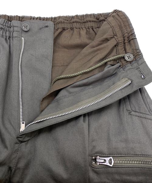 s'yte（サイト）s'yte (サイト) COTTON TWILL KNEE TUCK CARGO PANTS オリーブ サイズ:3の古着・服飾アイテム
