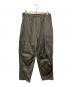 s'yte（サイト）の古着「COTTON TWILL KNEE TUCK CARGO PANTS」｜オリーブ