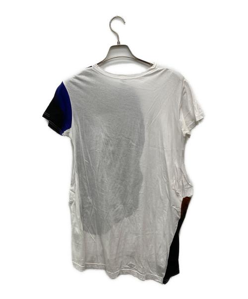 Y's（ワイズ）Y's (ワイズ) RUN P PLAIN STICH UNBALANCE T ホワイト サイズ:2の古着・服飾アイテム