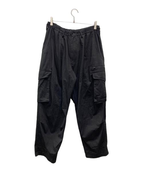 s'yte（サイト）s'yte (サイト) COTTON TWILL KNEE TUCK CARGO PANTS（コットン ツイル ニー タック カーゴ パンツ） ブラック サイズ:3の古着・服飾アイテム