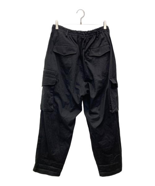 s'yte（サイト）s'yte (サイト) COTTON TWILL KNEE TUCK CARGO PANTS（コットン ツイル ニー タック カーゴ パンツ） ブラック サイズ:3の古着・服飾アイテム