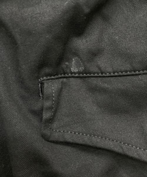 s'yte（サイト）s'yte (サイト) COTTON TWILL KNEE TUCK CARGO PANTS（コットン ツイル ニー タック カーゴ パンツ） ブラック サイズ:3の古着・服飾アイテム
