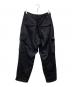 s'yte (サイト) COTTON TWILL KNEE TUCK CARGO PANTS（コットン ツイル ニー タック カーゴ パンツ） ブラック サイズ:3：18000円