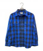 WIND AND SEA×GRATEFUL DEADウィンダンシー×グレイトフル・デッド）の古着「Flannel Shirt」｜ブルー