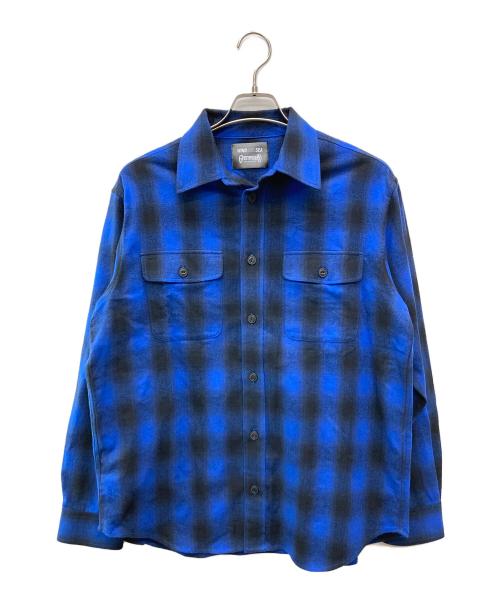WIND AND SEA（ウィンダンシー）WIND AND SEA (ウィンダンシー) Grateful Dead (グレイトフル・デッド) Flannel Shirt ブルー サイズ:Mの古着・服飾アイテム