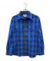 WIND AND SEA（ウィンダンシー）の古着「Flannel Shirt」｜ブルー