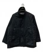 Barbourバブアー）の古着「Oversized Bedale Waxed Jacket」｜ブラック