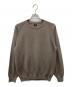 BATONER（バトナ―）の古着「HIGH COUNT RIB CREW NECK」｜ベージュ