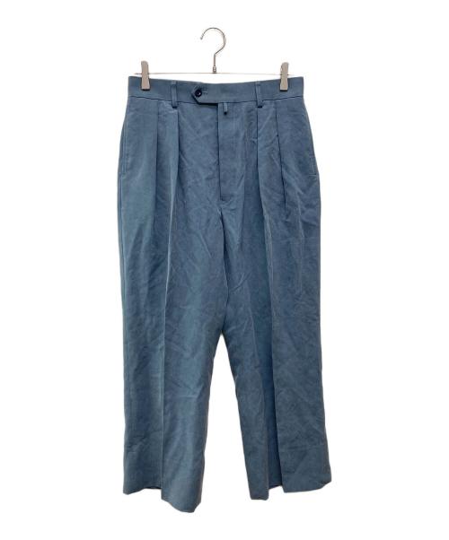 NEAT（ニート）NEAT (ニート) 2TUCK TROUSERS(2タック トラウザーズ) ブルー サイズ:44の古着・服飾アイテム