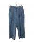 NEAT（ニート）の古着「2TUCK TROUSERS(2タック トラウザーズ)」｜ブルー