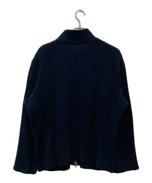 ISSEY MIYAKE MEN（イッセイミヤケメン）ISSEY MIYAKE MEN (イッセイミヤケメン) ドライバーズニット ネイビー サイズ:2の古着・服飾アイテム