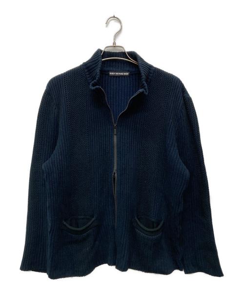 ISSEY MIYAKE MEN（イッセイミヤケメン）ISSEY MIYAKE MEN (イッセイミヤケメン) ドライバーズニット ネイビー サイズ:2の古着・服飾アイテム