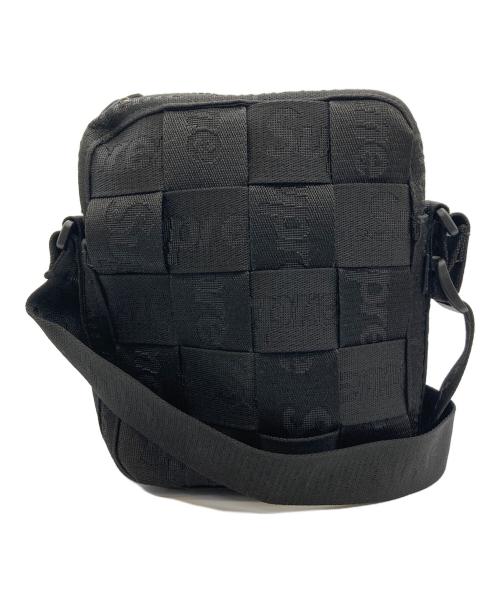 SUPREME（シュプリーム）Supreme (シュプリーム) Woven SHOULDER BAG(ウォーブンショルダーバッグ) ブラックの古着・服飾アイテム