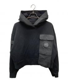 CANADA GOOSE（カナダグース）の古着「Yates Hoodie/7079W」｜ブラック