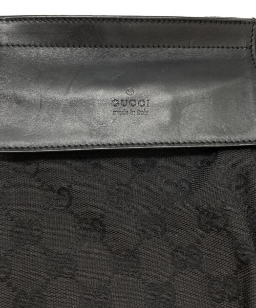 GUCCI（グッチ）GUCCI (グッチ) GGキャンバス ウエストポーチ/28566 ブラックの古着・服飾アイテム