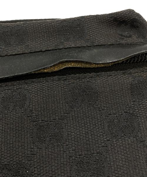 GUCCI（グッチ）GUCCI (グッチ) GGキャンバス ウエストポーチ/28566 ブラックの古着・服飾アイテム