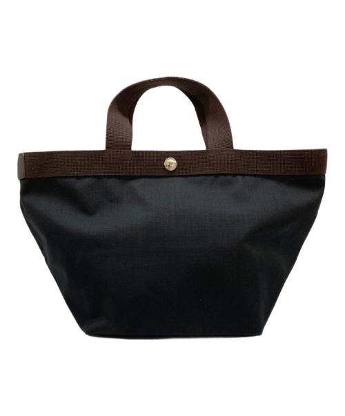 Herve Chapelier（エルベシャプリエ）Herve Chapelier (エルベシャプリエ) 舟形ハンドバッグ/707C ブラックの古着・服飾アイテム