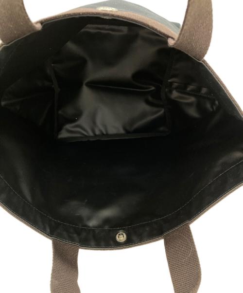 Herve Chapelier（エルベシャプリエ）Herve Chapelier (エルベシャプリエ) 舟形ハンドバッグ/707C ブラックの古着・服飾アイテム