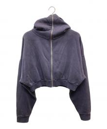 entire studios（エンタイアスタジオ）の古着「CROPPED FULL ZIP」｜パープル