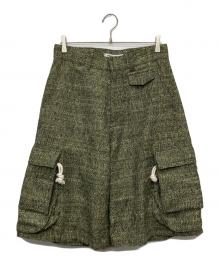 PARANOID（パラノイド）の古着「Tweed Purse Cargo Shorts/PD25SS-PT06」｜オリーブ