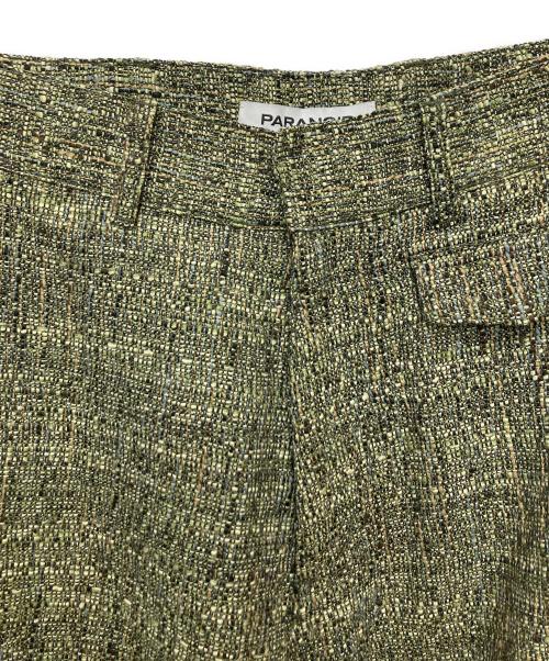 PARANOID（パラノイド）PARANOID (パラノイド) Tweed Purse Cargo Shorts/PD25SS-PT06 オリーブ サイズ:Mの古着・服飾アイテム