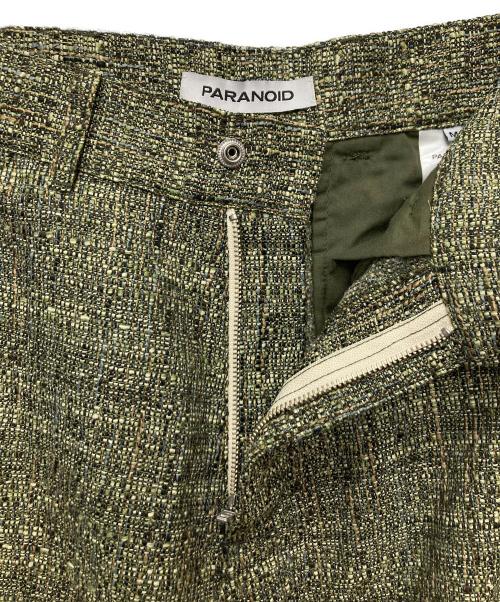 PARANOID（パラノイド）PARANOID (パラノイド) Tweed Purse Cargo Shorts/PD25SS-PT06 オリーブ サイズ:Mの古着・服飾アイテム