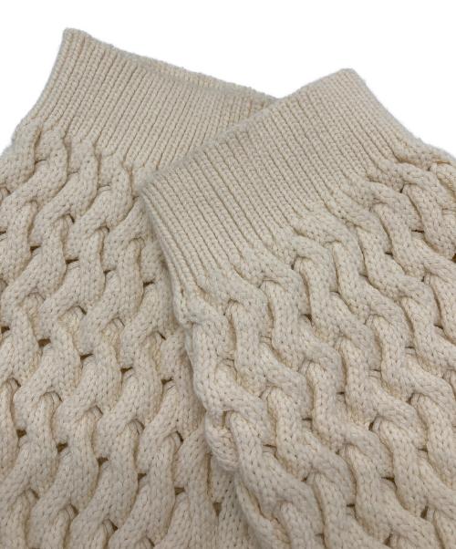 theory（セオリー）theory (セオリー) Rounded Cotton Cable Cardigan アイボリー サイズ:Sの古着・服飾アイテム