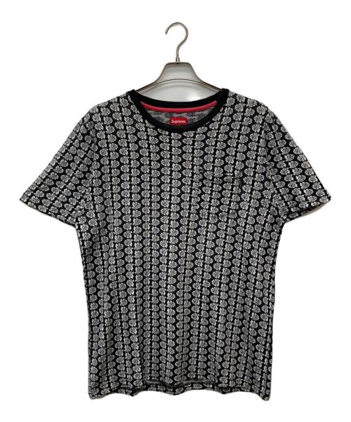 SUPREME（シュプリーム）Supreme (シュプリーム) Jacquard Rose Pocket Tee グレー サイズ:Ｌの古着・服飾アイテム
